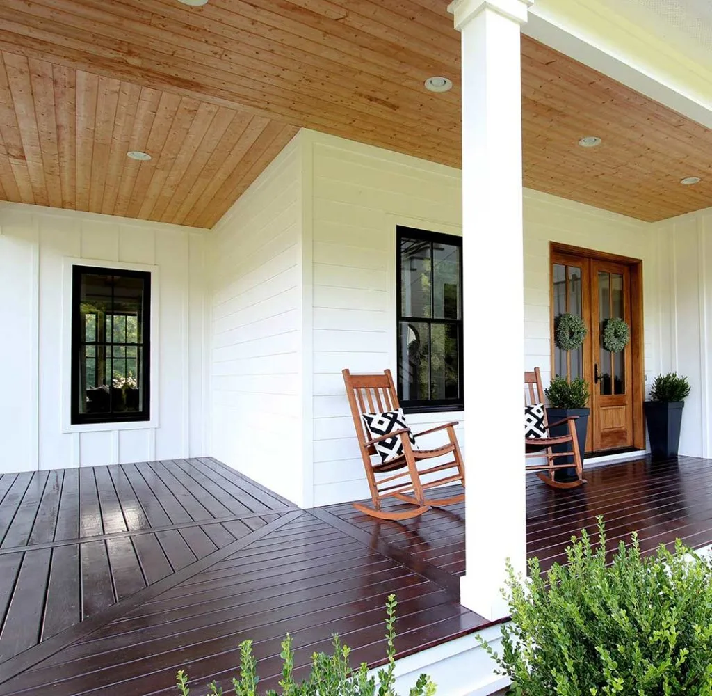 Covered porch