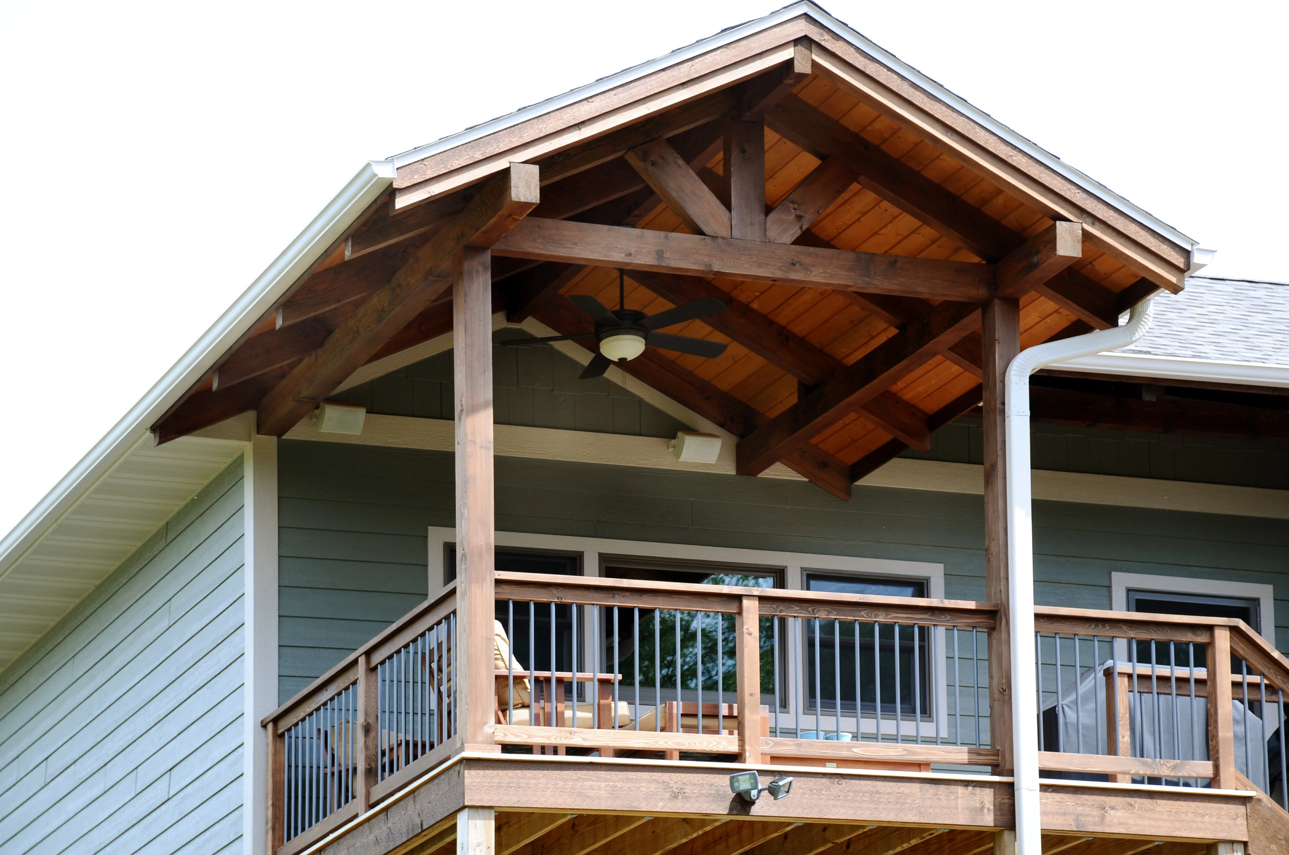 Gable Corner Covered Deck
